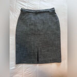 Ann Taylor Gray/Green Pencil Skirt